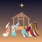 Lovely Layers: Nativity Scene - Honey Cuts - Stand-Alone Dies